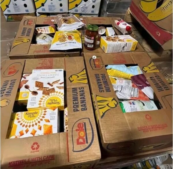 Banana box of food - Image 4