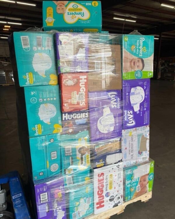 Baby Diapers 100 Boxes Per Pallet